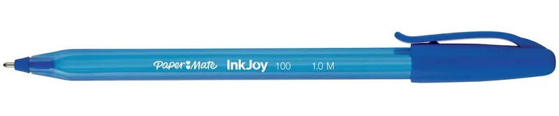 balpen InkJoy 100 met dop, blauw van Paper Mate – productfoto