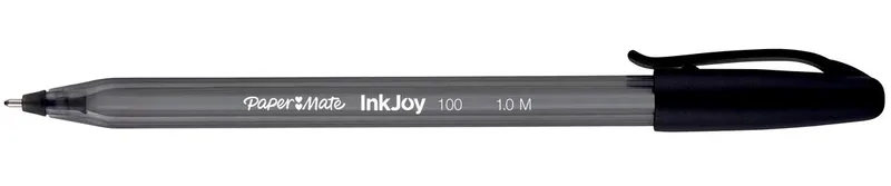 balpen InkJoy 100 met dop, zwart de Paper Mate – photo produit
