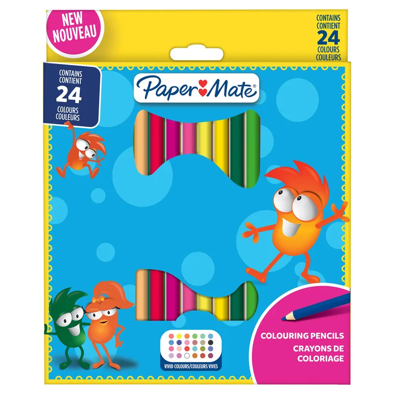 Buntstifte Kids Colouring Bunt 24er M Blister van Paper Mate – productfoto