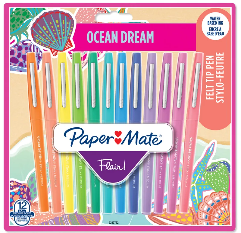 Faserschreiber Flair , Ocean Dream, , 12er Etui von Paper Mate – Produktfoto