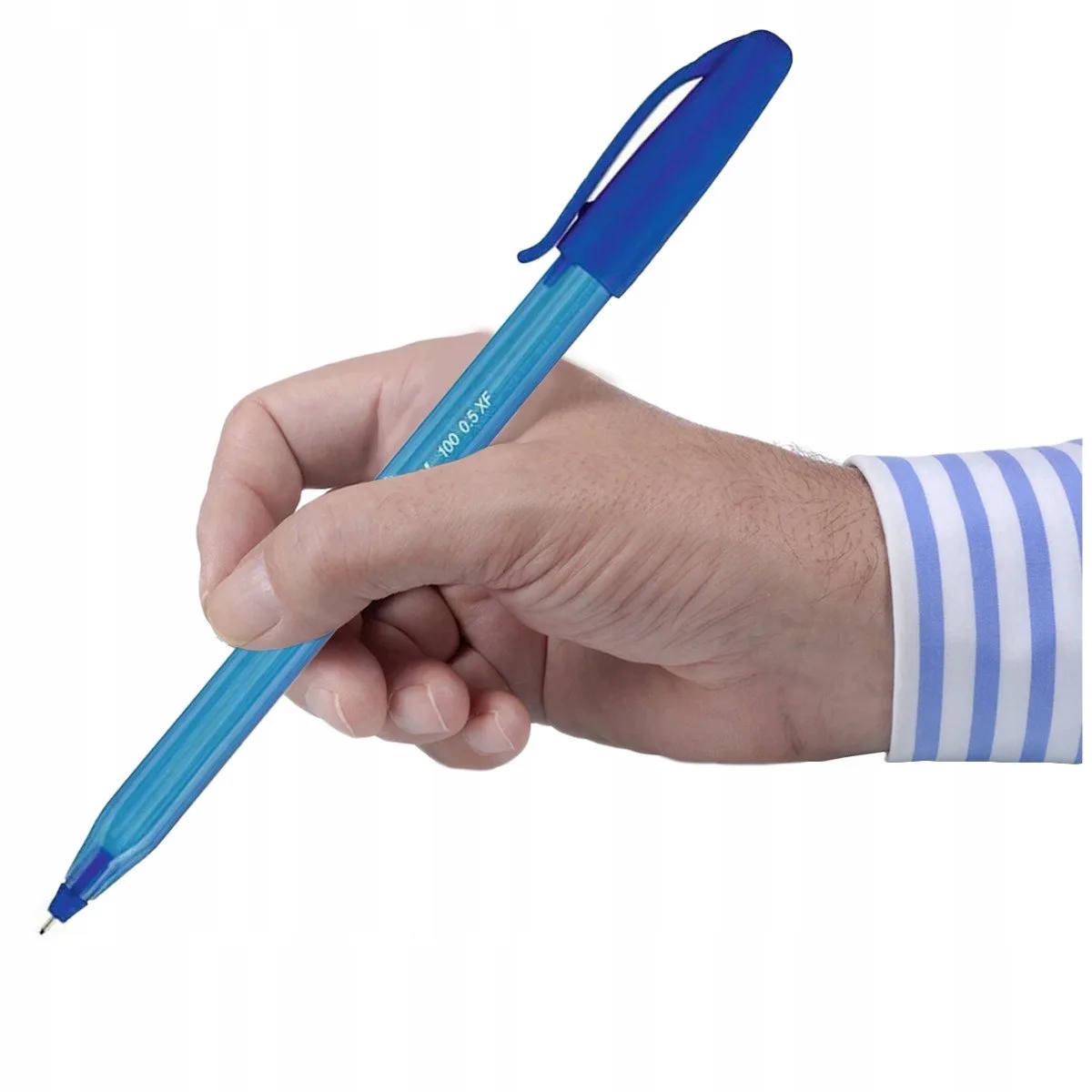 Inkjoy Blauwe Pen - Vloeiend en Duurzaam Schrijven de Paper Mate en Bleu – photo produit