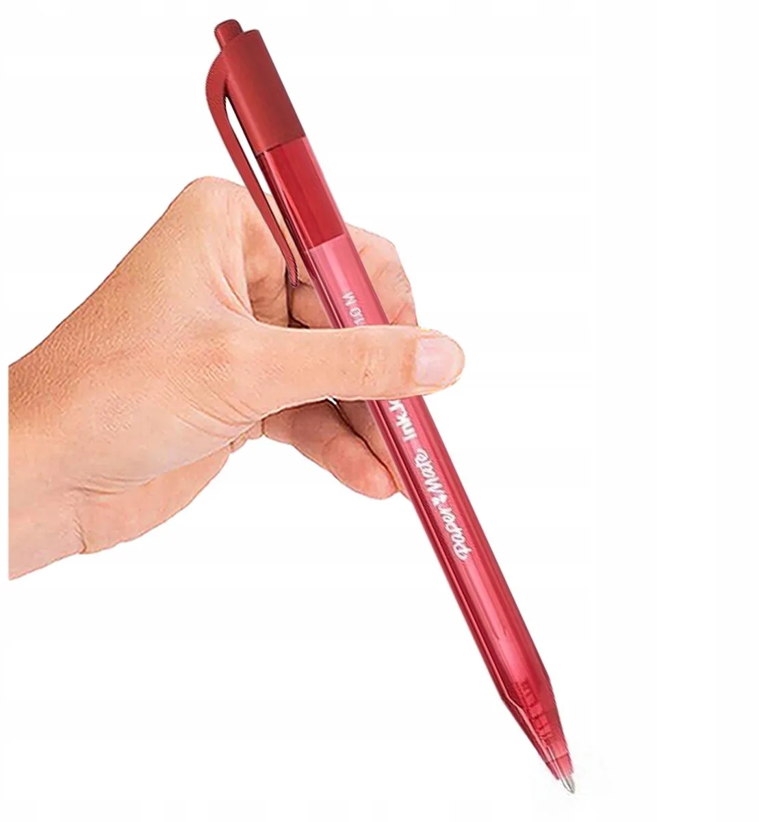 Inkjoy Rode Pen - Vlotte Schrijfervaring de Paper Mate en Rouge – photo produit