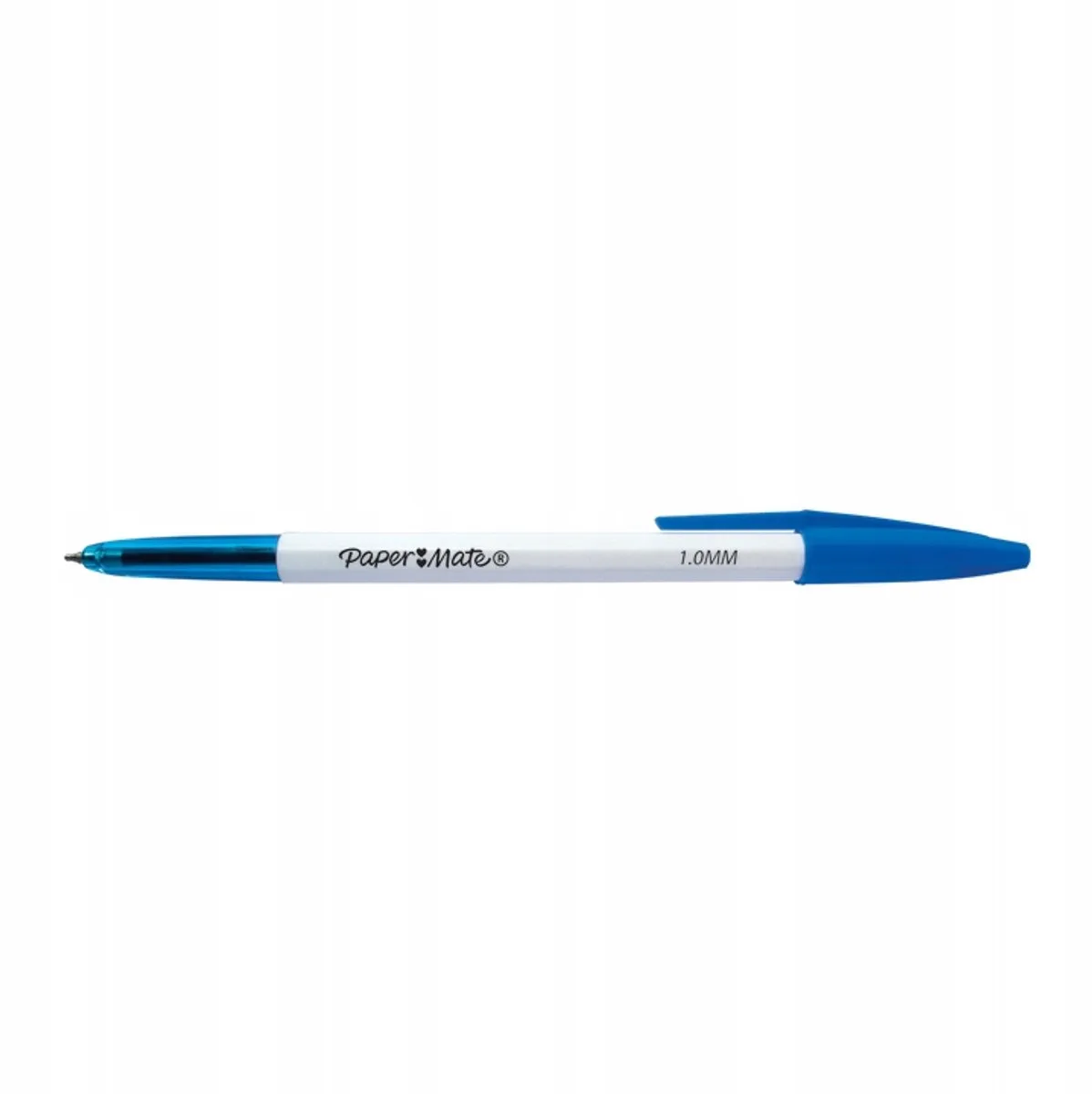 Paper Mate 1.0 M Blauwe Balpen - Vloeiend Schrijven, Sneldrogende Inkt van Paper Mate in Blauw – productfoto