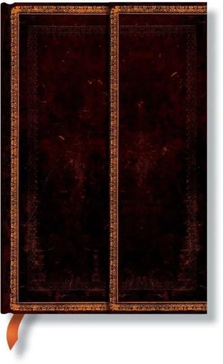 Black Moroccan Flexi Mini Lined Journal von Paperblanks in Schwarz – Produktfoto