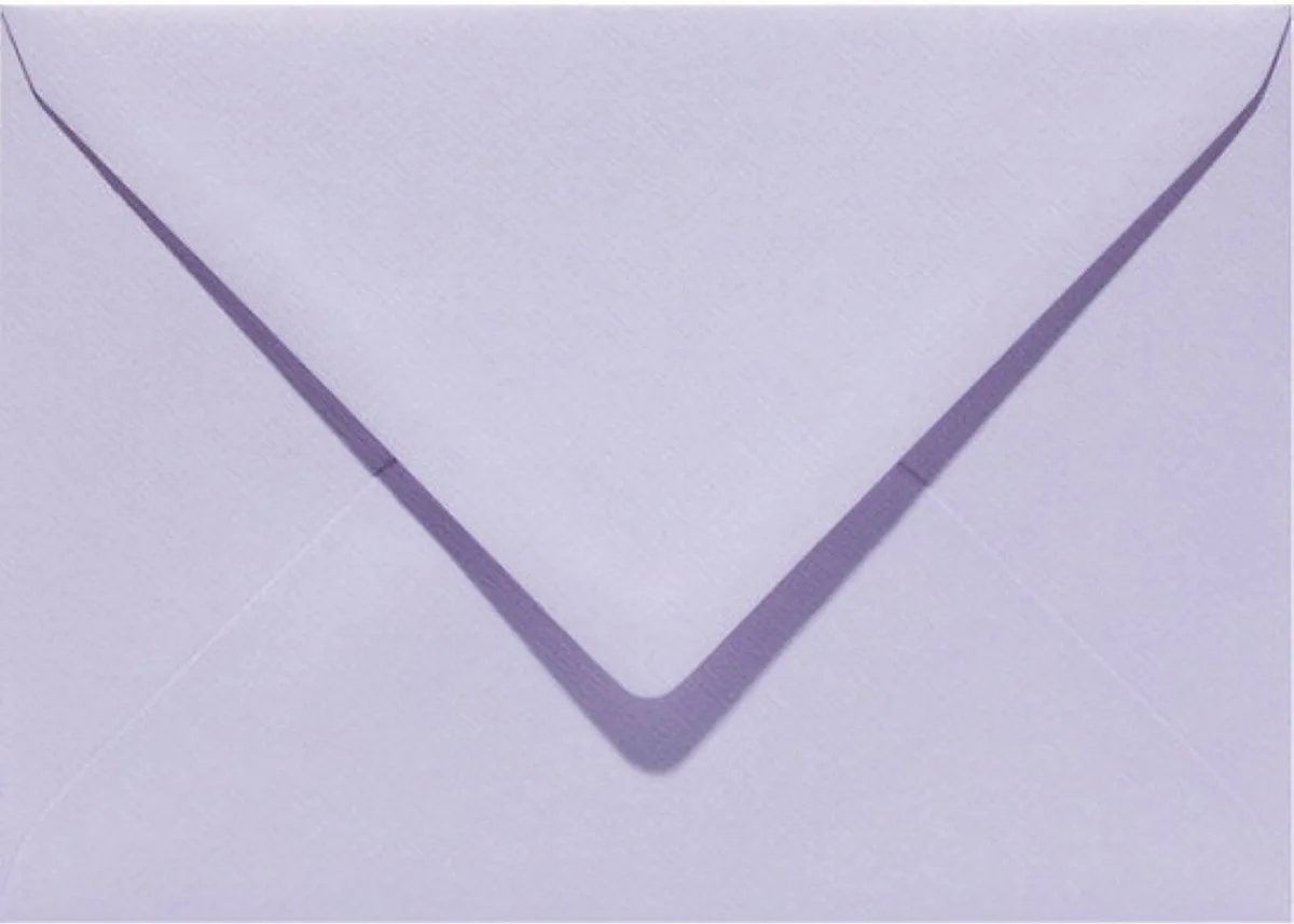 Envelop C6 105gr-CV 6 stuks 302937 - 114x162 mm de Papicolor en Violet – photo produit