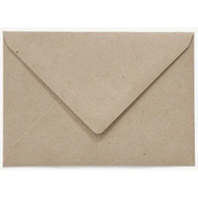 Envelop papicolor ea5 156x220mm kraft grijs | 75 stuks by Papicolor – product photo