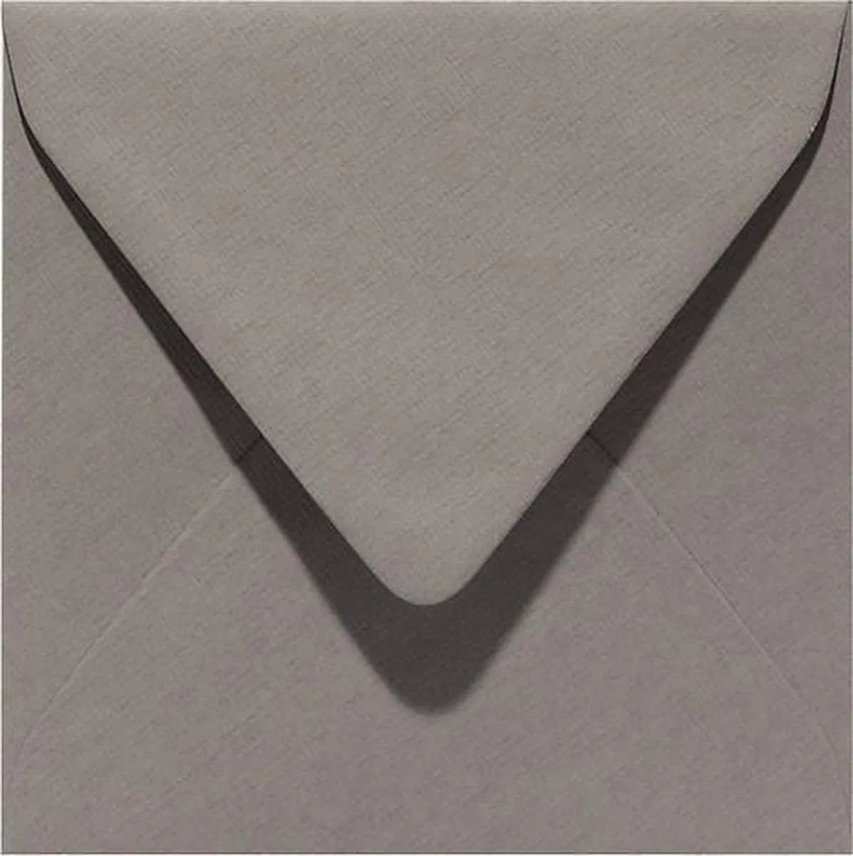 Envelop vierk. 14cm 105gr-CV 6 st 303944 - 140x140 mm de Papicolor en Muisgrijs – photo produit