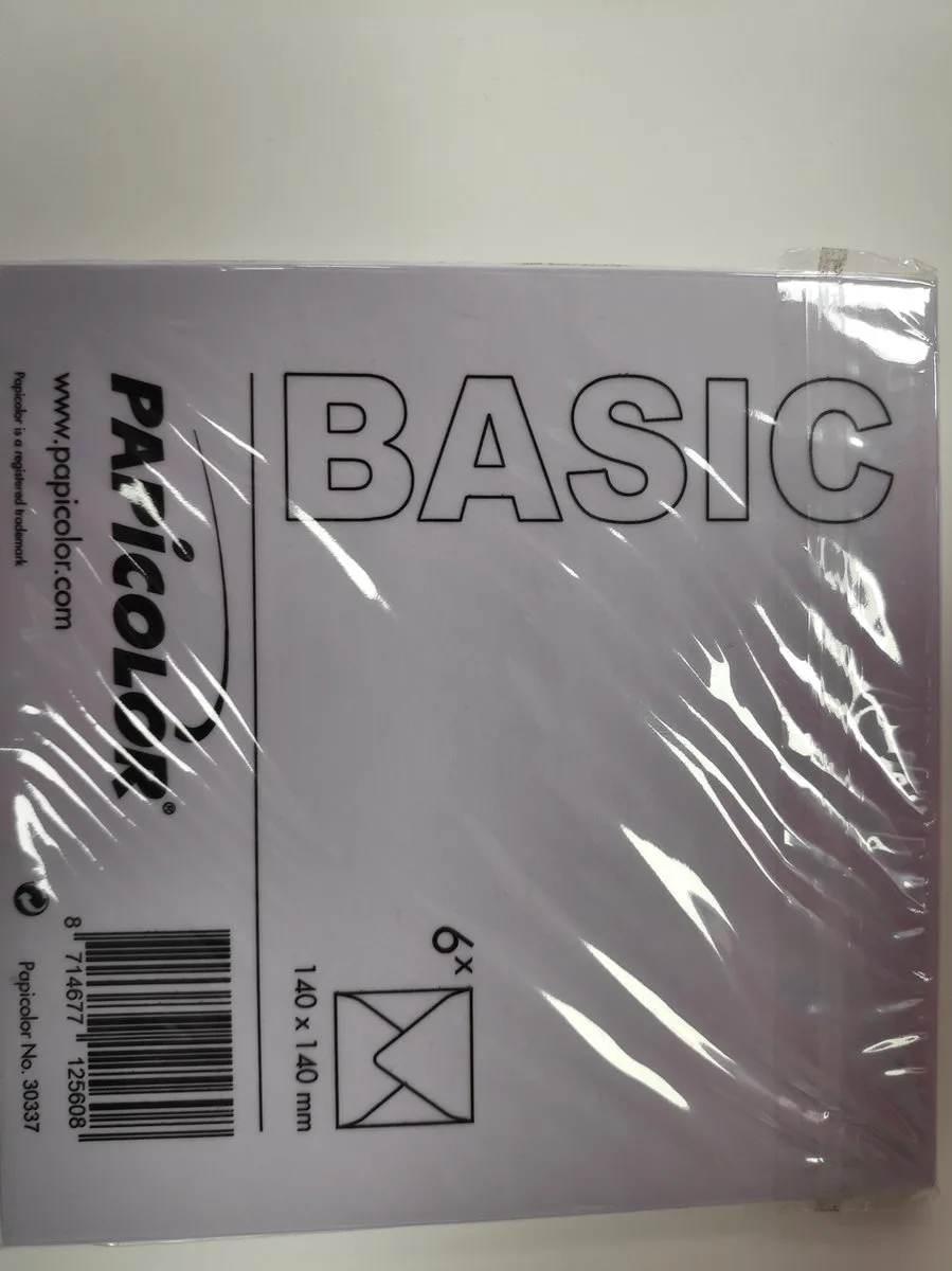 Original Envelop 6 stuks 140 x 140 mm van Papicolor in Sering – productfoto