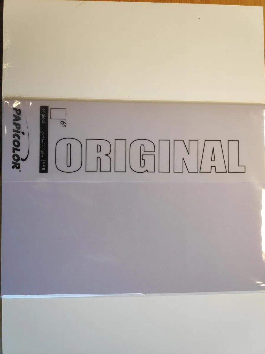 Original Papier A4 200 gsm 6 Sheets de Papicolor en Sering – photo produit