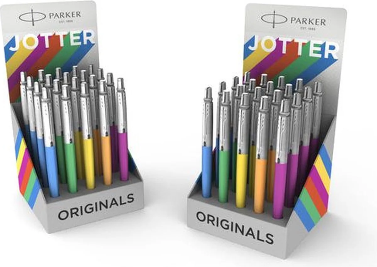 Balpen Parker Jotter Originals CT display à 20 stuks de Parker en Assorti – photo produit