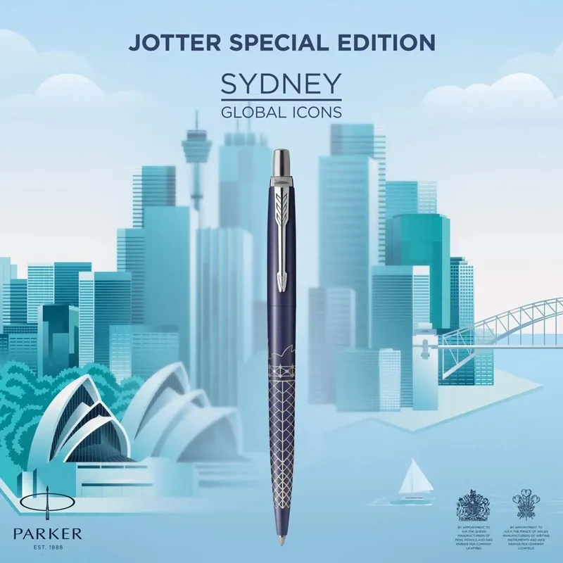 Balpen Parker Jotter special edition Sydney blue CT medium de Parker – photo produit 3 sur 3
