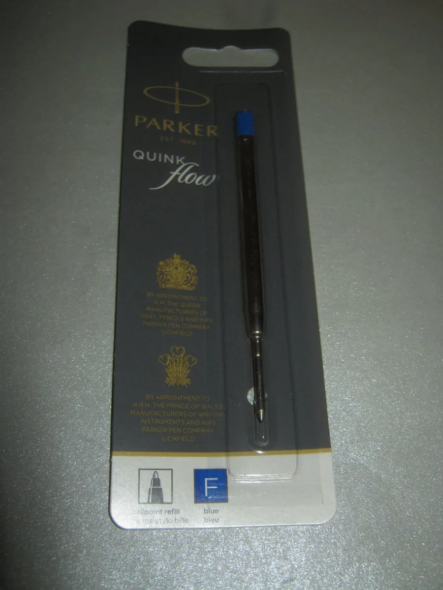 Balpen refill F navulling blister van Parker in Blauw – productfoto