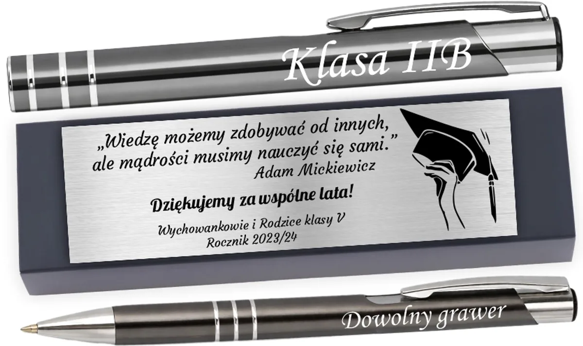 Gepersonaliseerde Grijze Metalen Pen - Uniek Cadeau met Gratis Gravure fra Parker – produktbillede