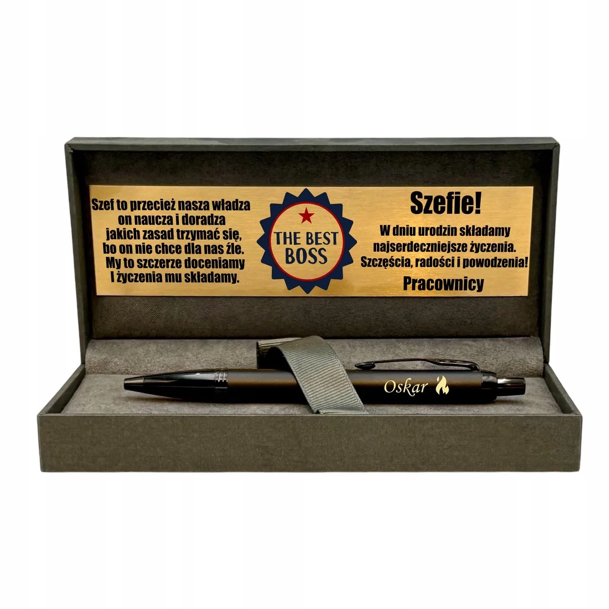 IM Achromatic Pen - Elegante Gegraveerde Cadeau Set van Parker – productfoto