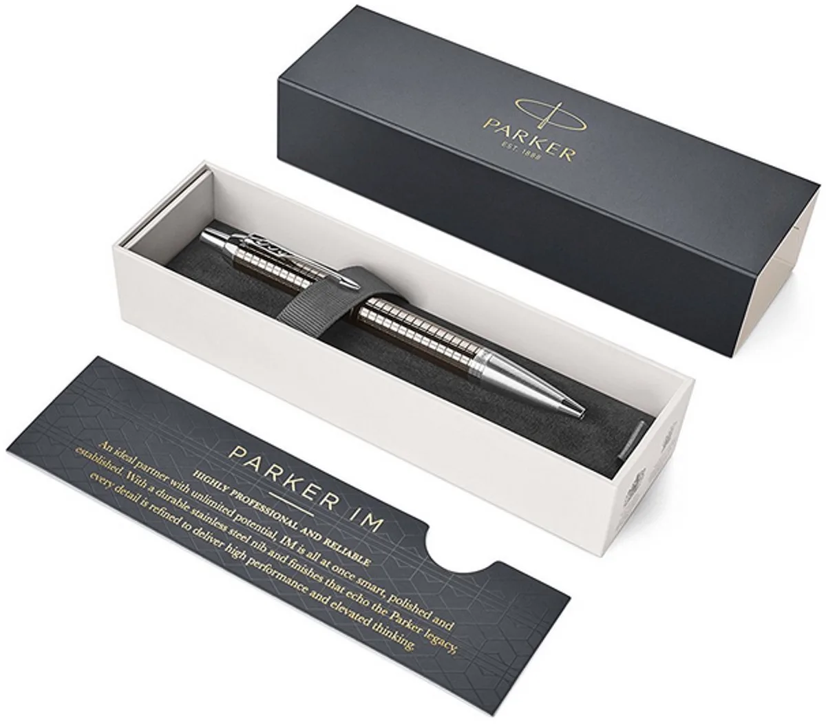 IM Premium Dark Espresso CT balpen de Parker en Marron – photo produit