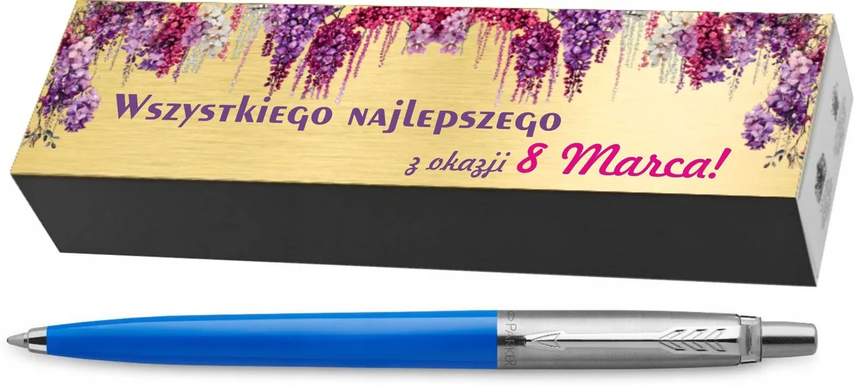 Jotter Blauwe Pen met Gravering - Uniek Cadeau van Parker – productfoto