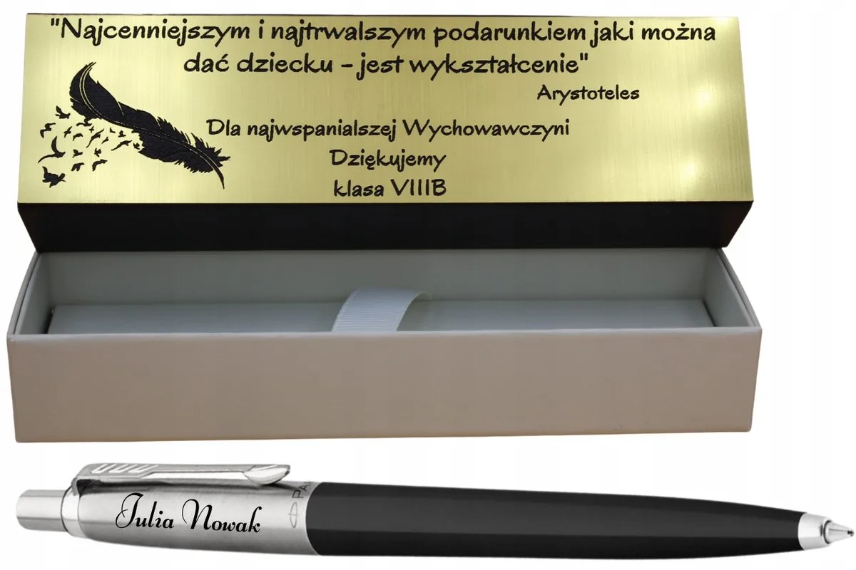 Jotter BP60 Pen - met Gravure - Cadeau-idee van Parker in Zilver, Zwart – productfoto