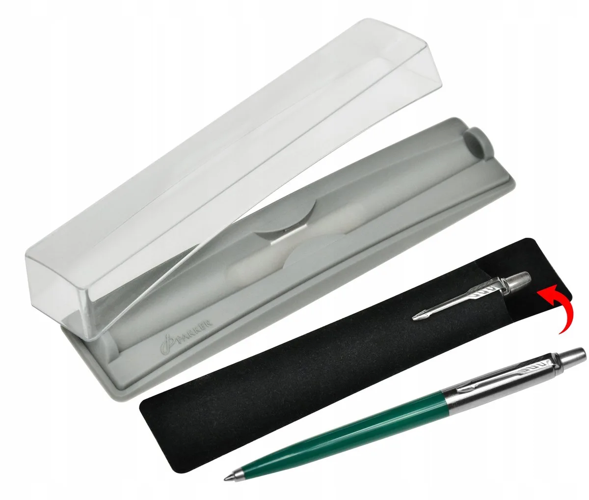 Jotter CT Balpen - Stijlvol Schrijven de Parker en Forest Green – photo produit