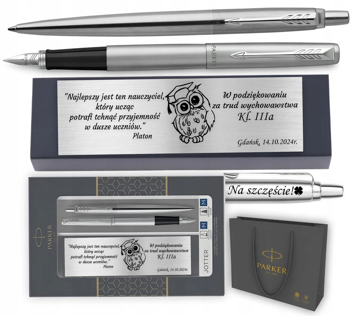 Jotter CT Set: Vulpen & Balpen met Gratis Gravure van Parker – productfoto