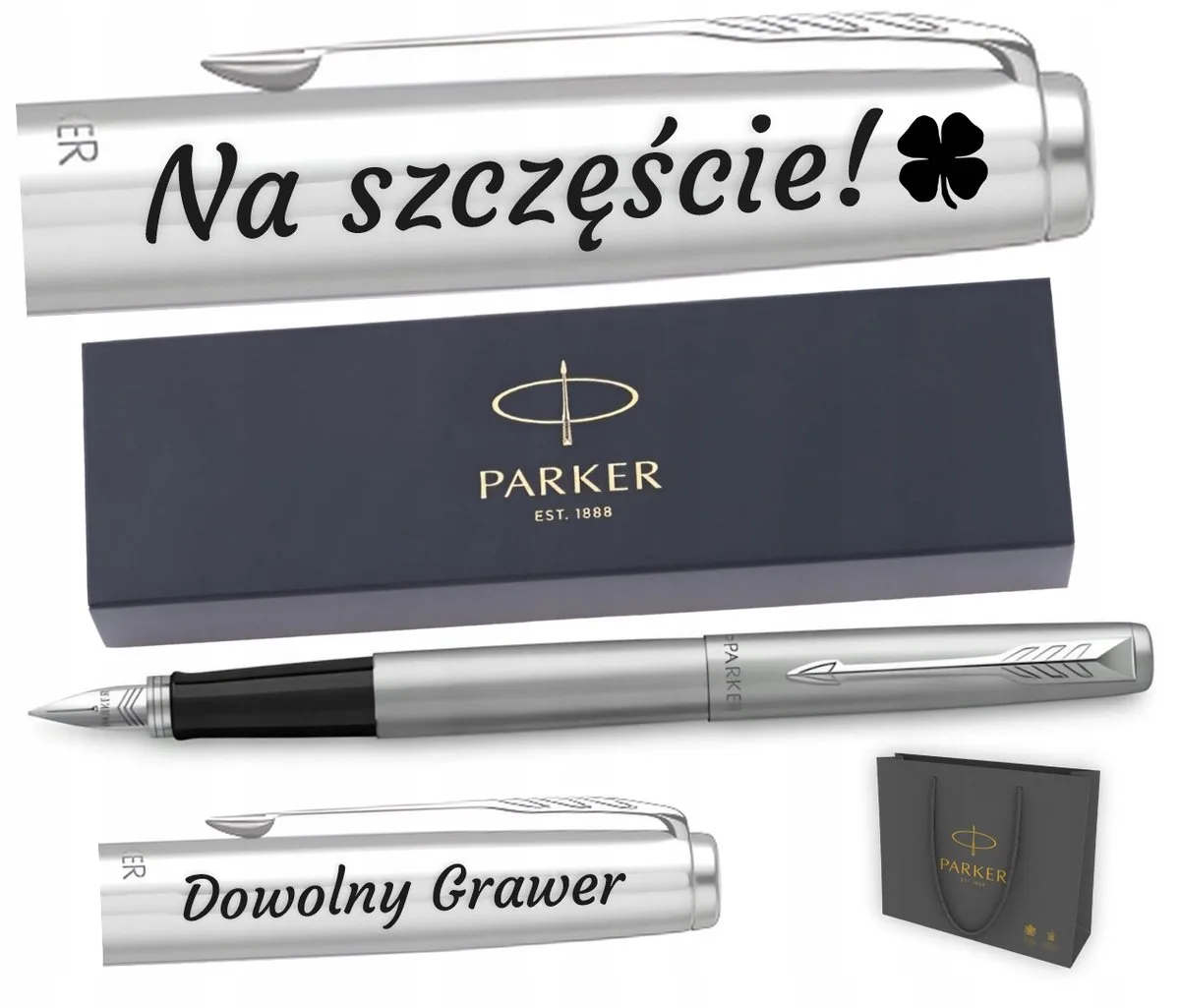 Jotter CT Vulpen Staal met GRATIS Gravure - Perfect Cadeau van Parker – productfoto