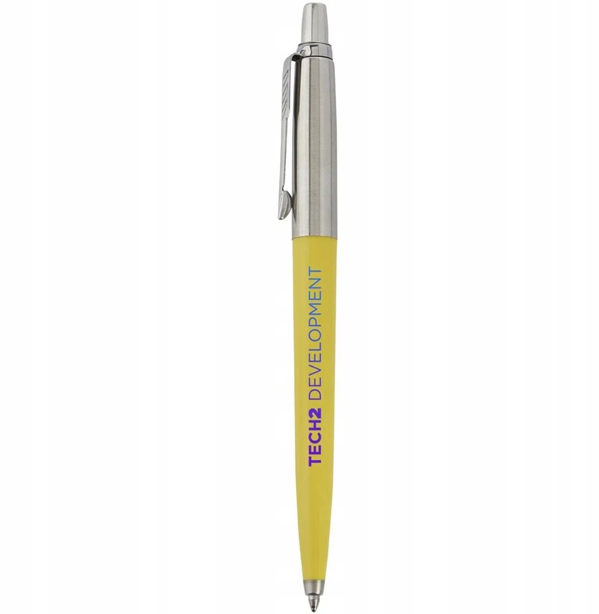 Jotter gerecyclede balpen - gele kleur de Parker en Jaune – photo produit