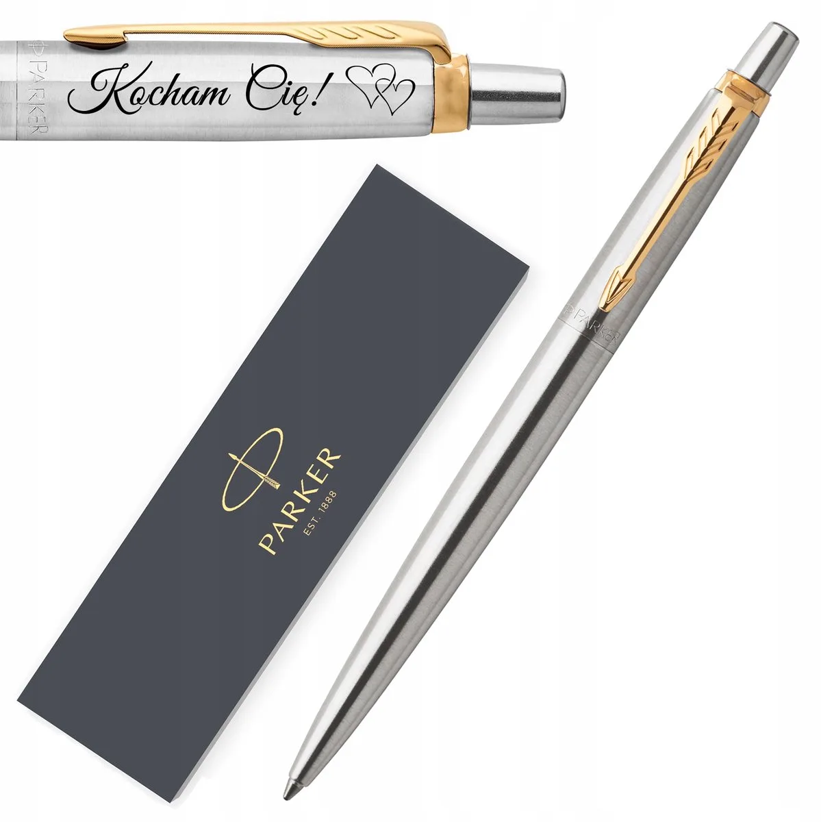 Jotter GT Pen met gratis lasergravure van Parker in Zwart – productfoto