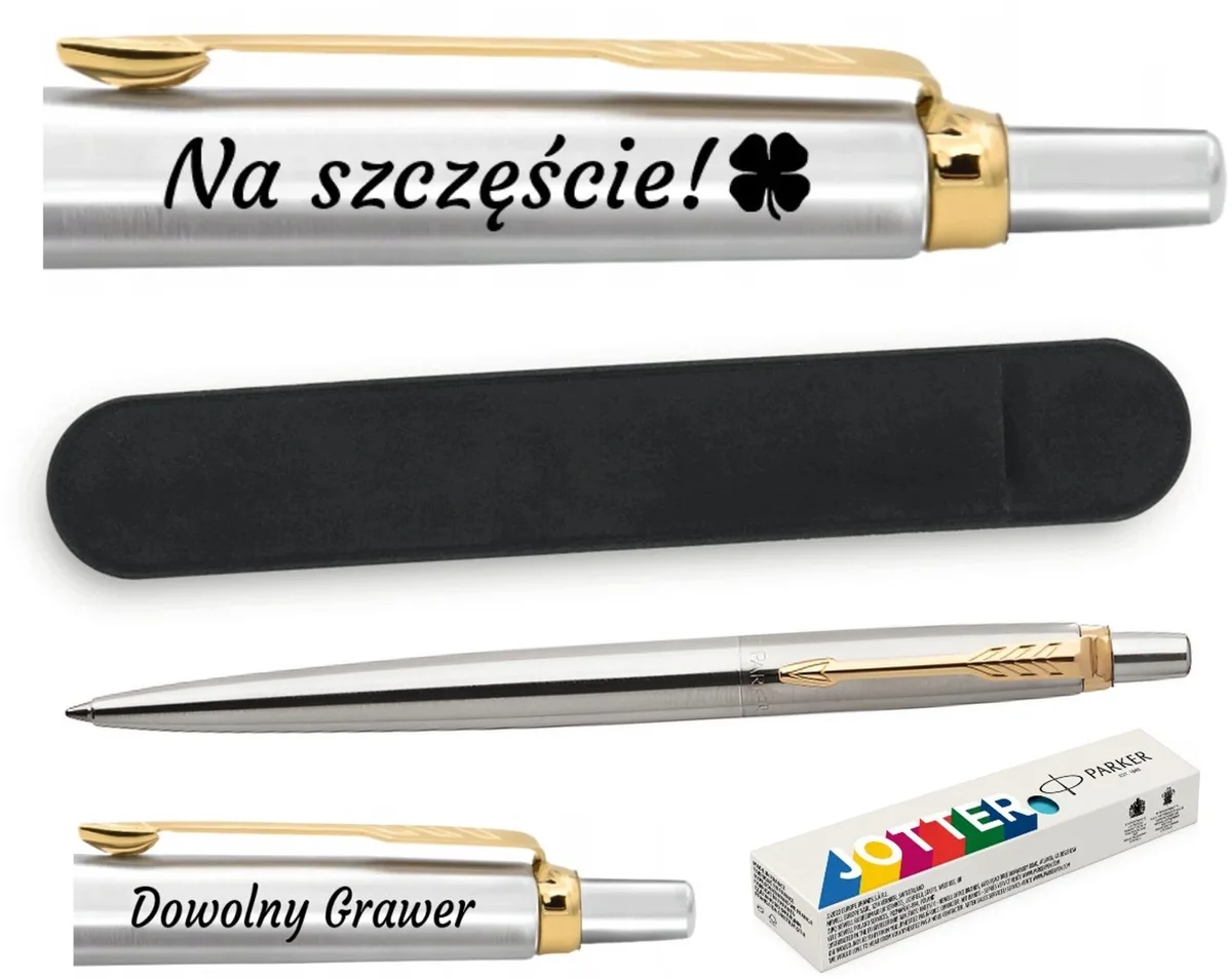 Jotter GT Stalen Pen met GRATIS Gravering - Uniek Cadeau de Parker – photo produit