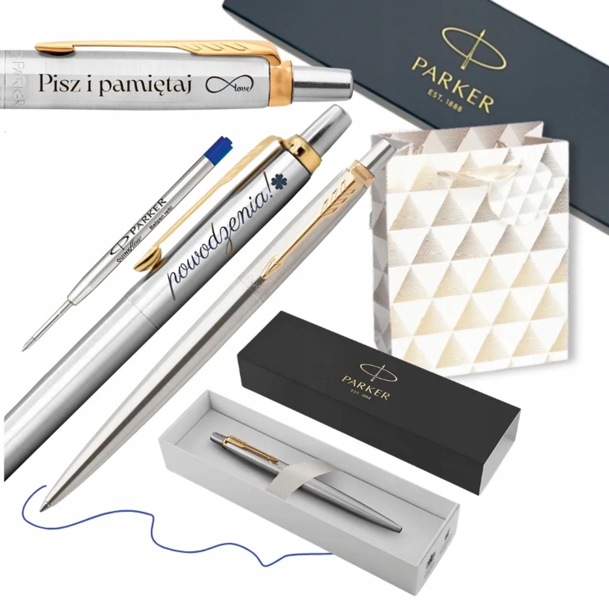 Jotter GT Verguld Pen - Luxe Cadeau met Gravering de Parker – photo produit