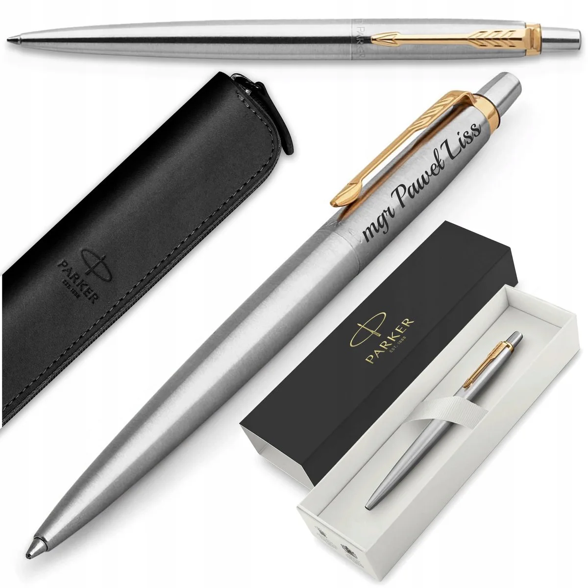 Jotter GT Verguld Pen met Gravure & Luxe Geschenkverpakking de Parker – photo produit