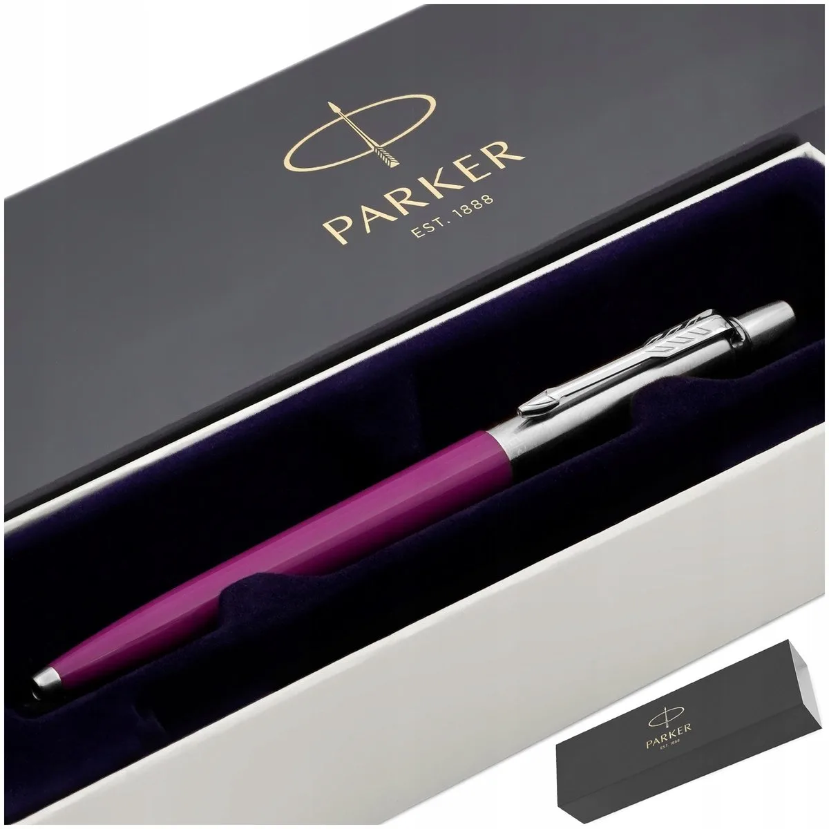 Jotter Magenta Pen - Elegante Cadeaubox Inbegrepen fra Parker – produktbillede