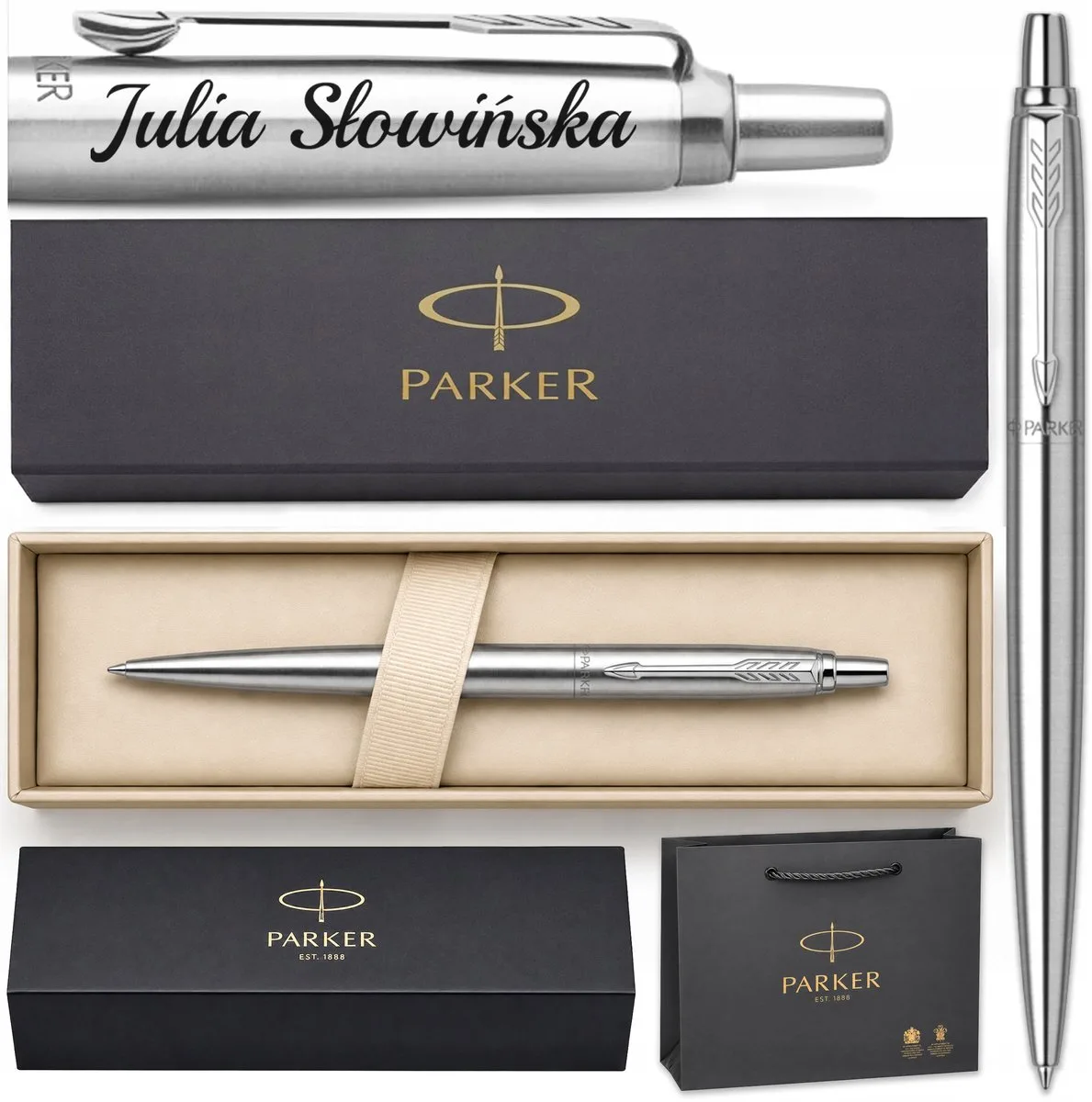 Jotter Metalen CT Potlood met Gravure - Cadeau voor Kunstenaar de Parker en Metal – photo produit