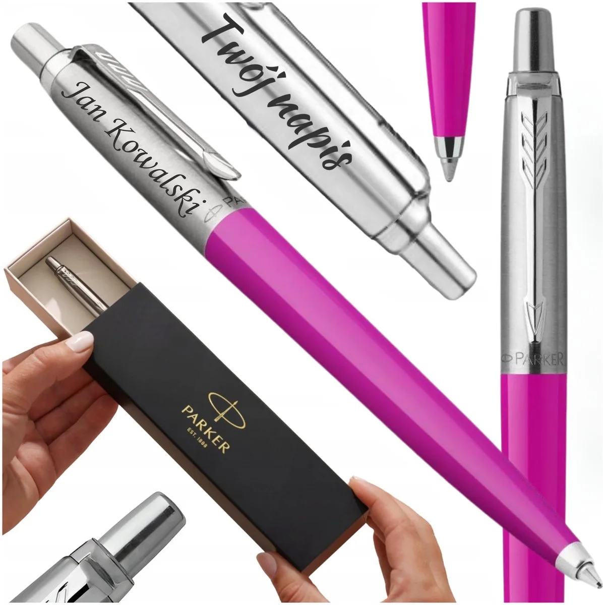 Jotter Pen met Gepersonaliseerde Gravure - Uniek Cadeau fra Parker – produktbillede