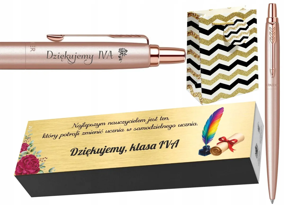Jotter Rose Gold Pen met Gravure - Luxe Cadeau by Parker – product photo