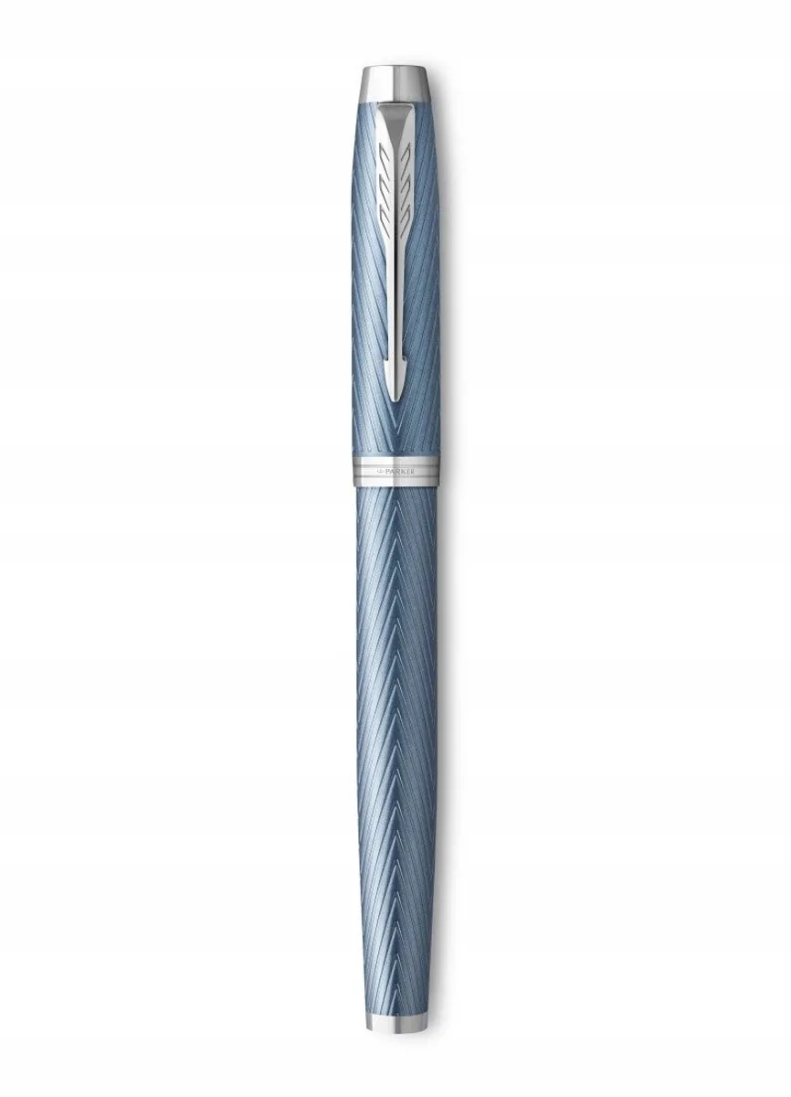 Premium Blauwe Rollerball Pen - Origineel fra Parker i Sort – produktbillede