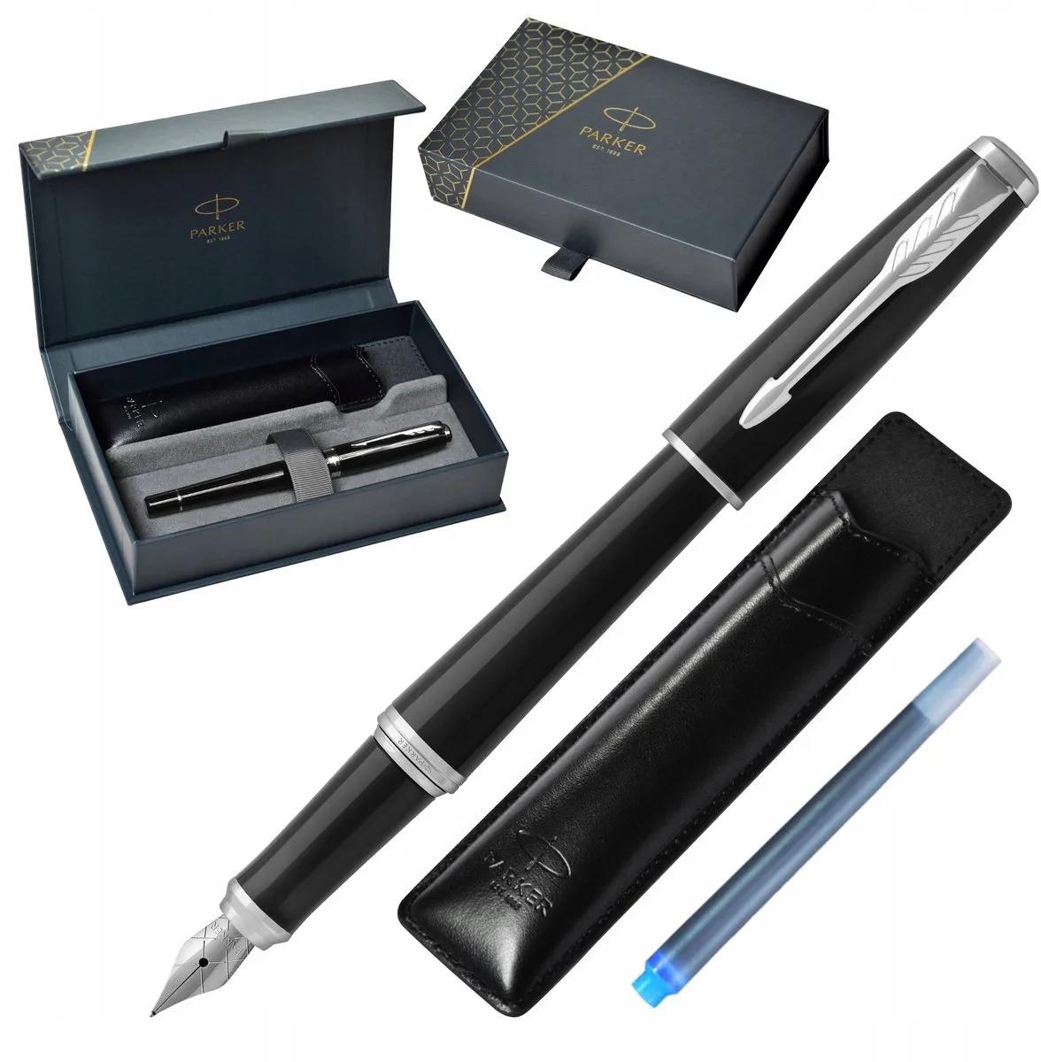 Urban Cab CT Vulpen met Luxe Etui de Parker en Noir – photo produit