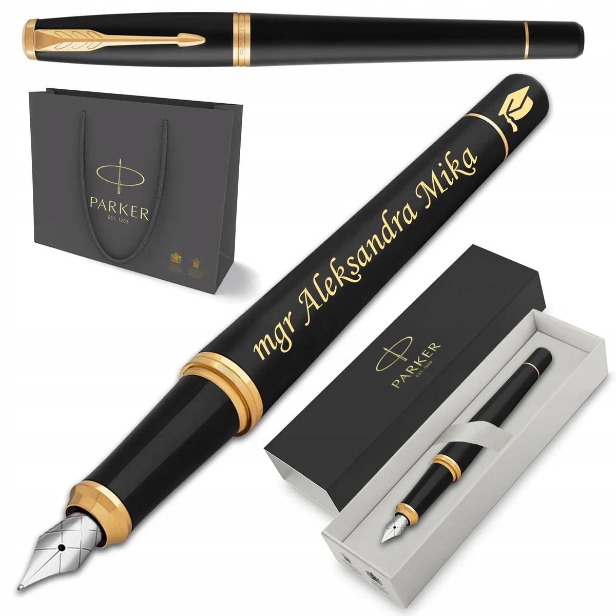 Urban GT Vulpen Verguld met Gratis Gravure - Cadeau de Parker – photo produit