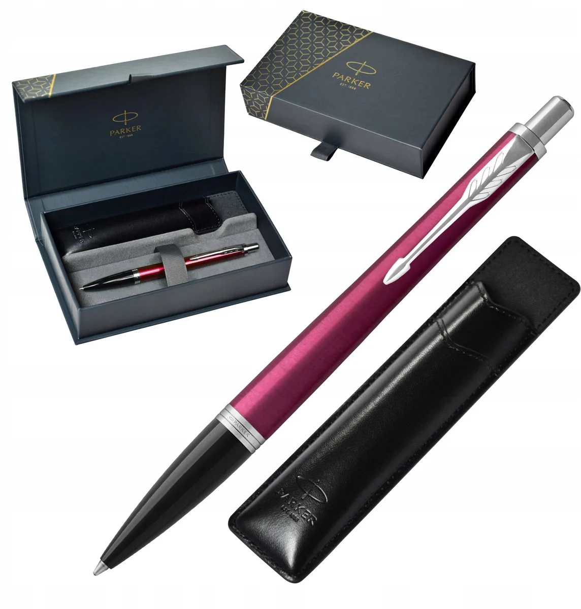 Urban Vibrant Vulpen - Luxe Geschenkverpakking fra Parker i Magenta – produktbillede