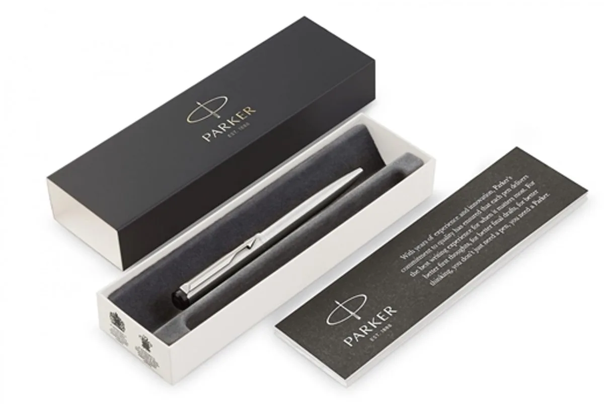 Vector Balpen - Mat Staal CT de Parker en Chrome – photo produit