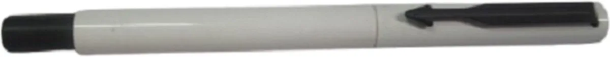 Vector Rollerball Wit pen, met Zwarte trim. de Parker en Blanc, Noir – photo produit