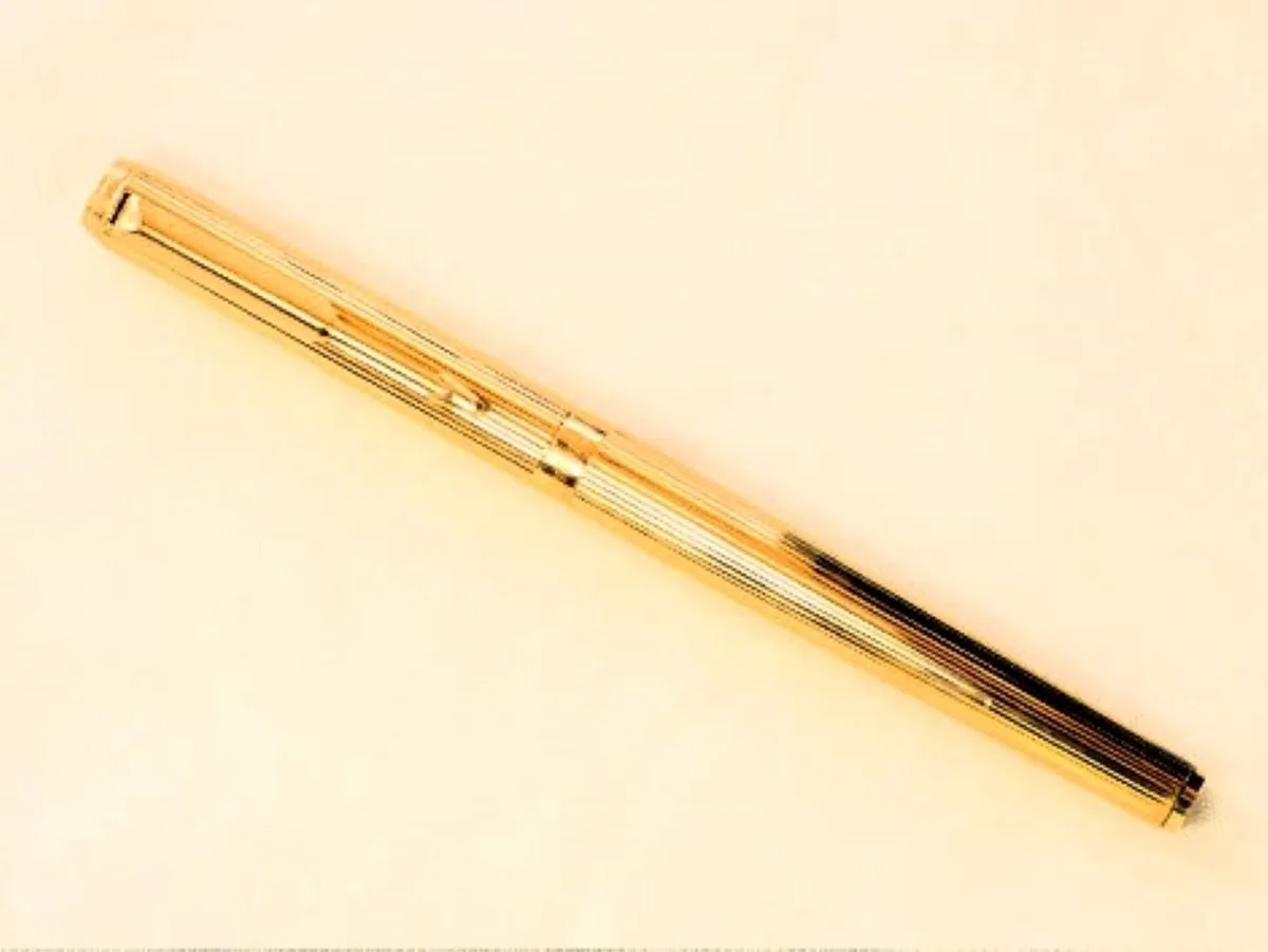 vulpen ' Parker 95 Gold Plated Fileté'- 23 karaat - Fijn fra Parker i Guld – produktbillede
