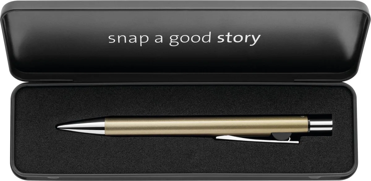 balpen Snap Metallic K10 Goud metal case fra Pelikan i Metallic goud – produktbillede