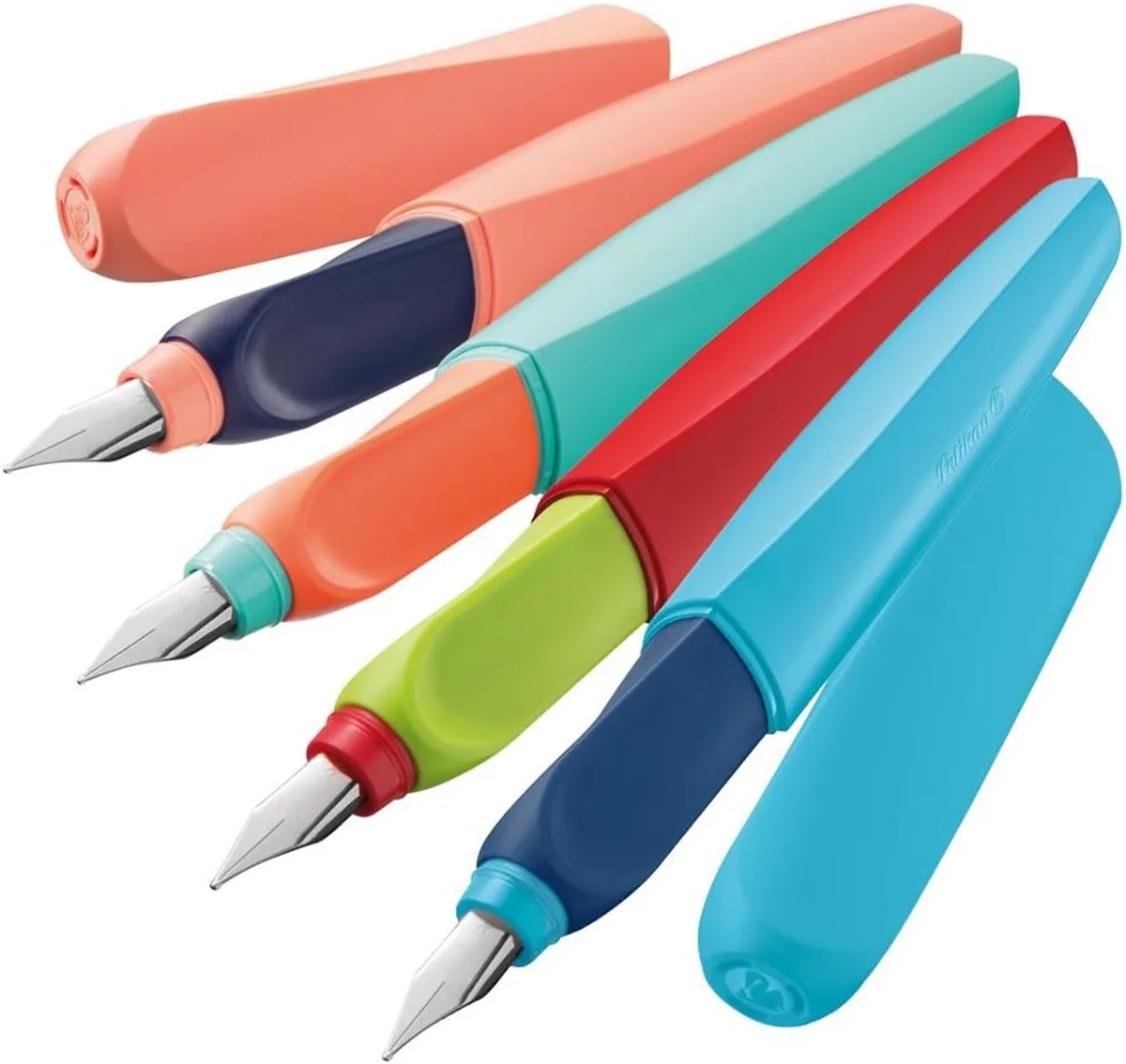 Blister Fountain Twist Pen met 2 Cartridges van Pelikan in Rood – productfoto