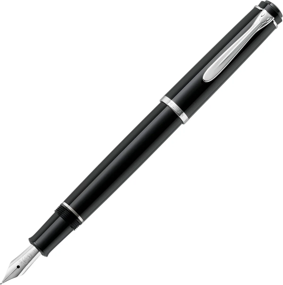 Classic 205 Vulpen EF - Zwart, Luxe Geschenkdoos från Pelikan – produktbild