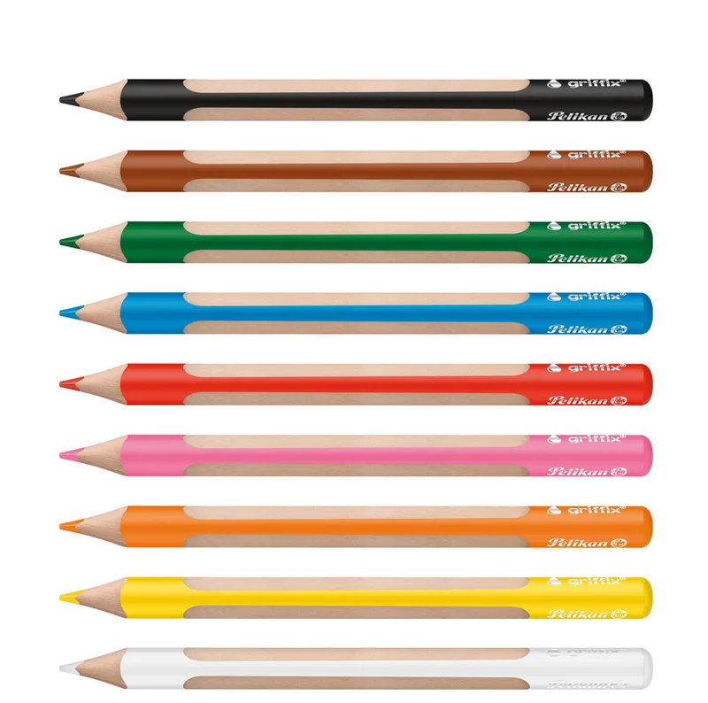 Dreikant-Buntstifte griffix, 9er Kartonetui by Pelikan – product photo