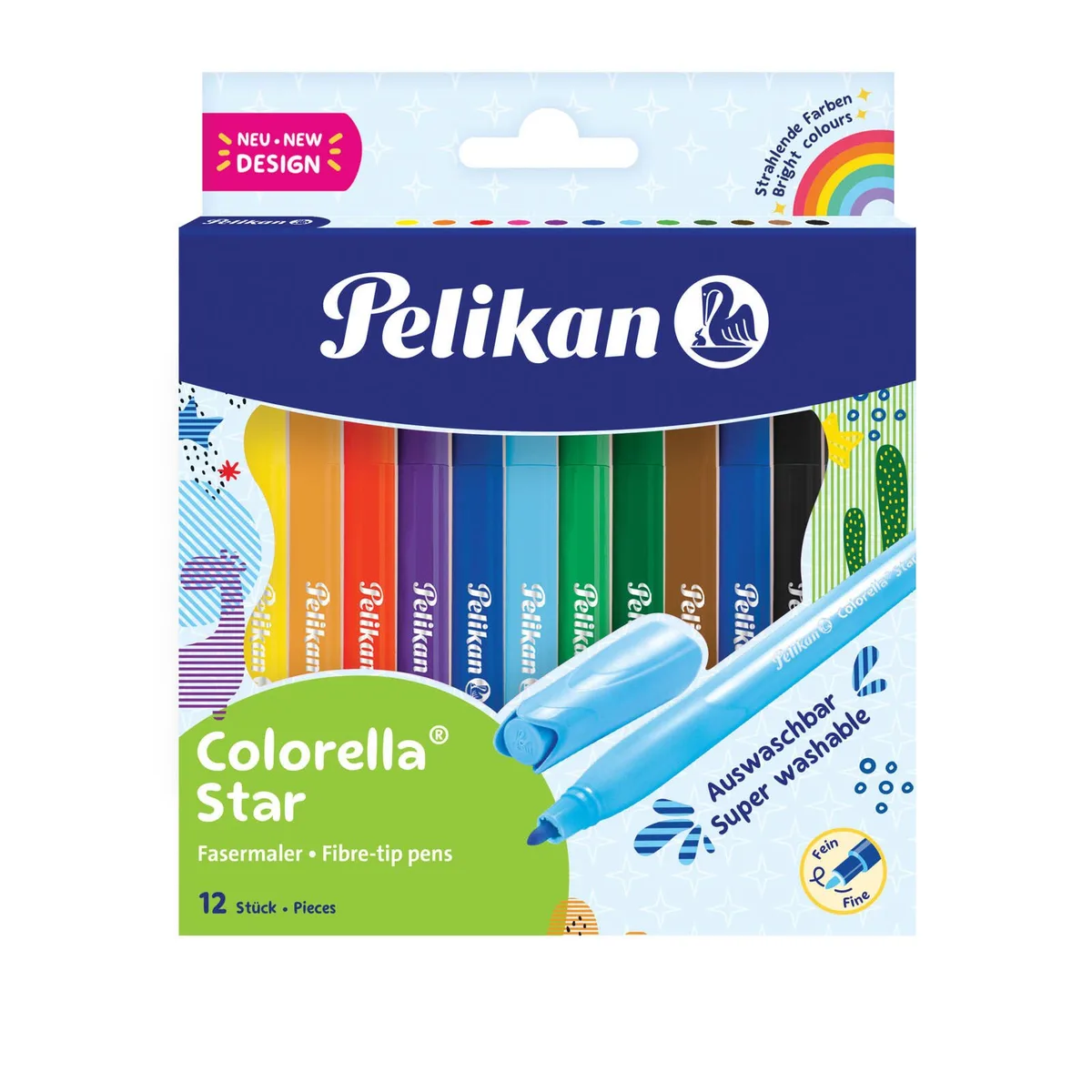 Filzstifte Mehrfarbig 0.6 mm von Pelikan – Produktfoto