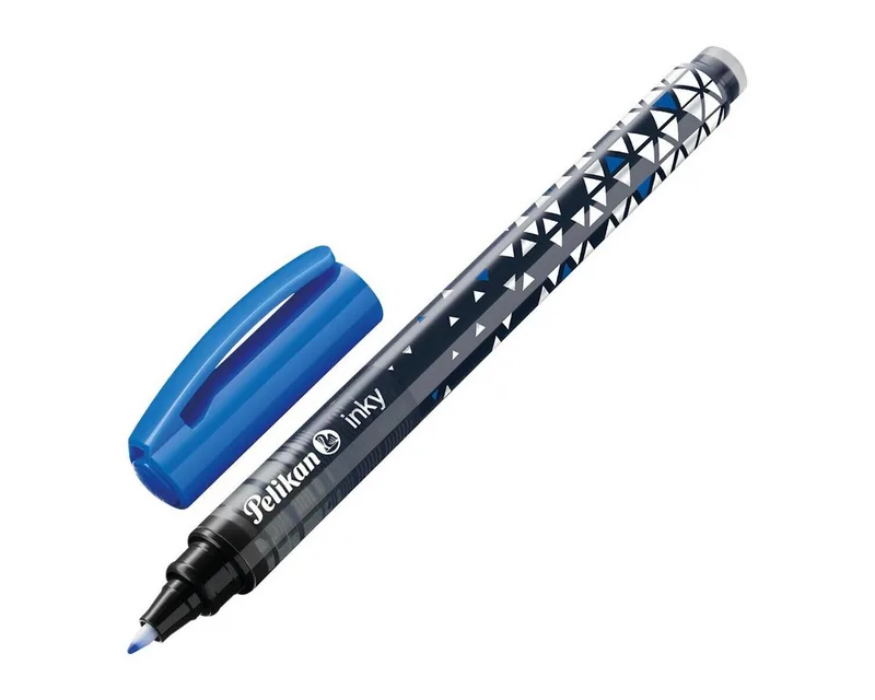 Fineliner Inky, mit Tintensichtfenster by Pelikan in Blue – product photo