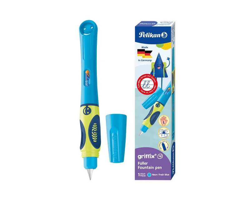 Füller Pelikan Füller griffix LH Feder A neonblau von Pelikan – Produktfoto
