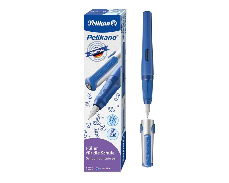 Füller Pelikan Schulfüller Pelikano Original RH M blau Faltschachtel von Pelikan – Produktfoto