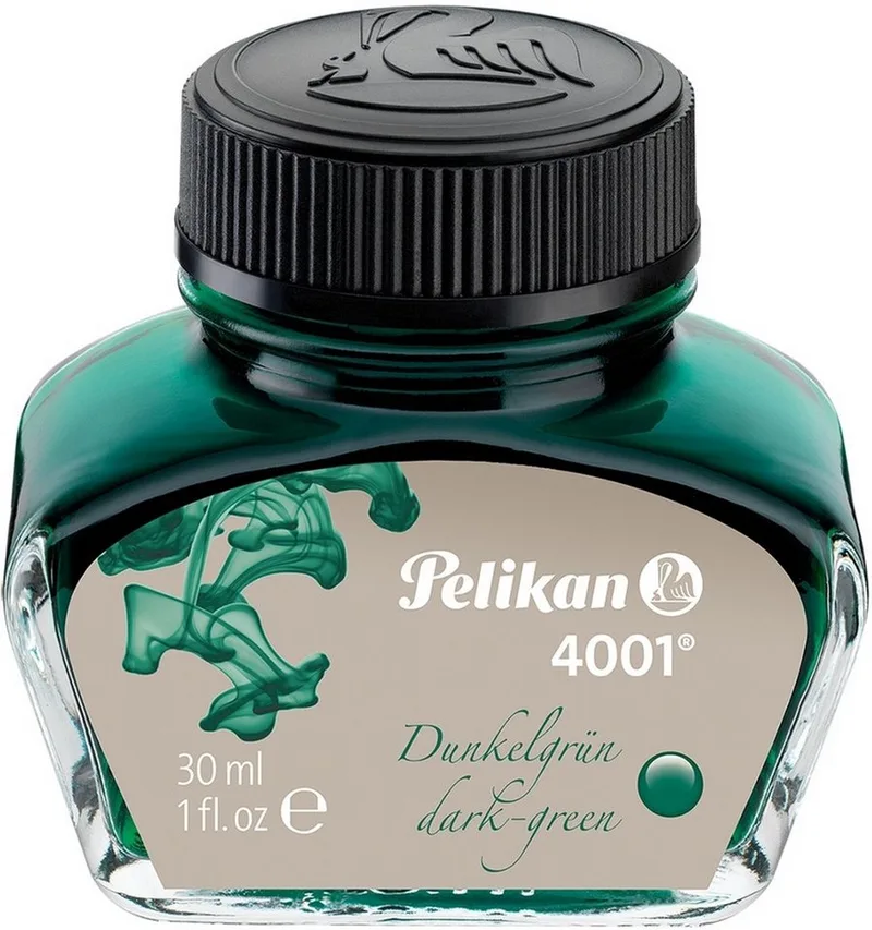 Füllhalter Tinte für Füllhalter 4001 30ml dunkelgrün by Pelikan in Green – product photo