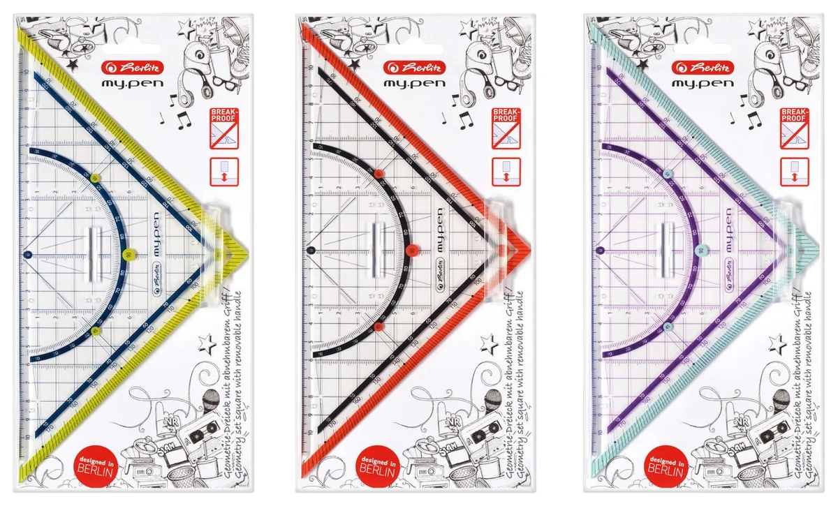 Geometrie-Dreieck my.pen 25,0 cm de Pelikan – photo produit